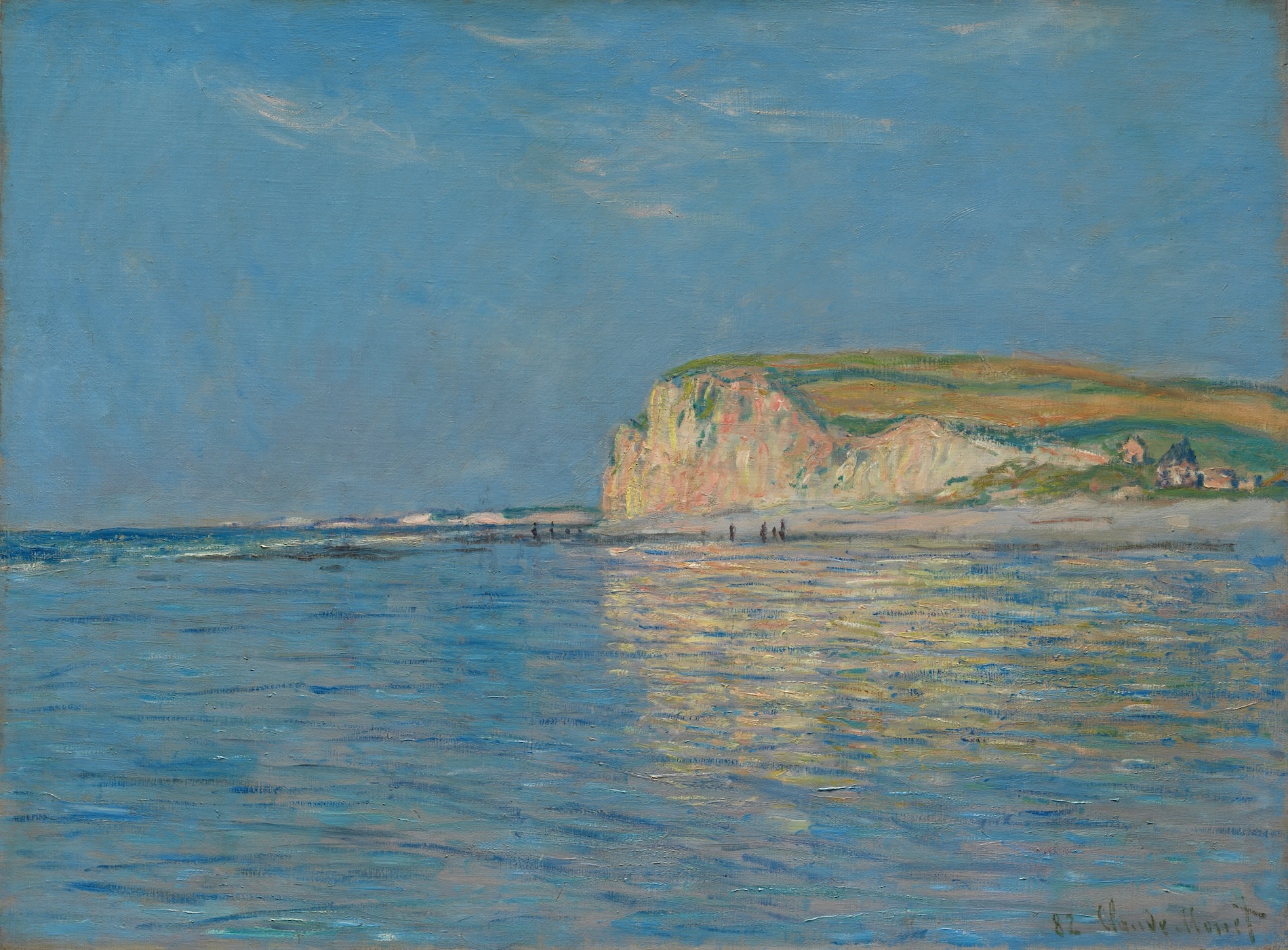 Marea Baja en Pourville, Claude Monet